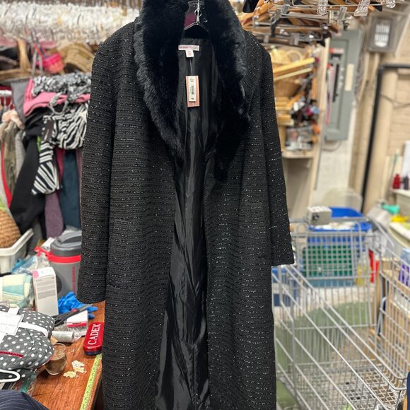 joe fresh x roxy earle Black coat - Picture 2 of 9